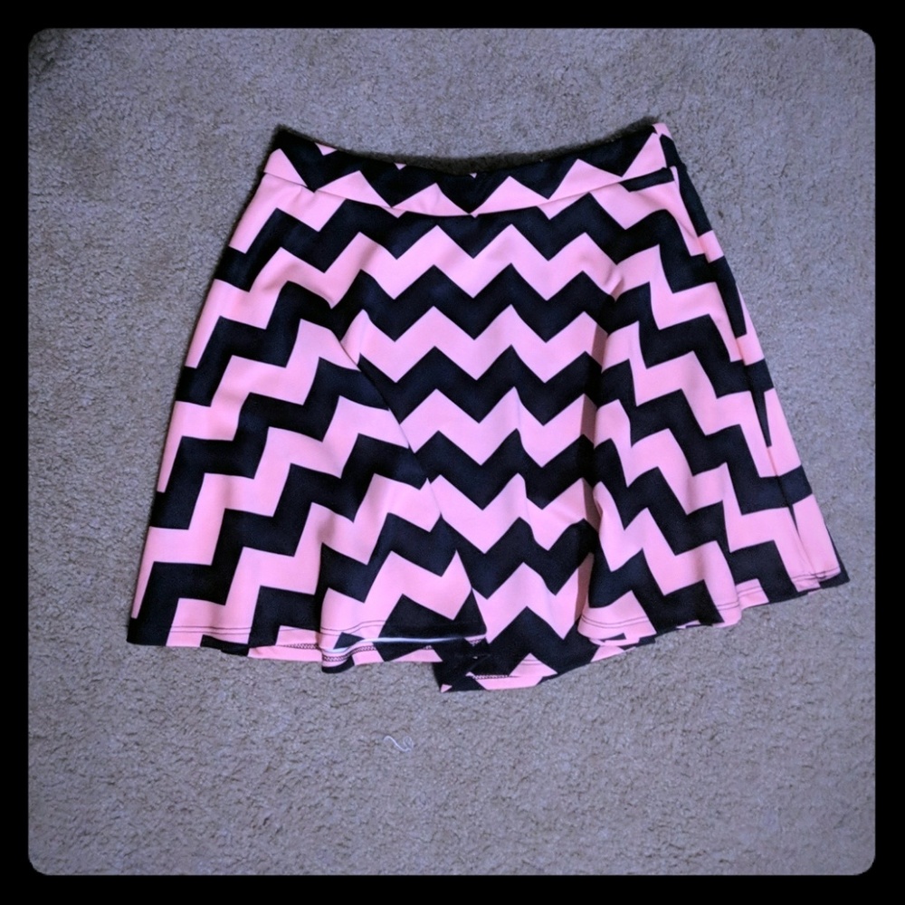 Striped Skater Skirt
